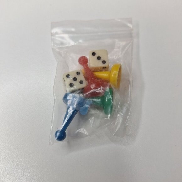 Pass Out Dice Tokens Replacement Board Pieces  1970s Party Game Basic Vintage - Picture 2 of 6